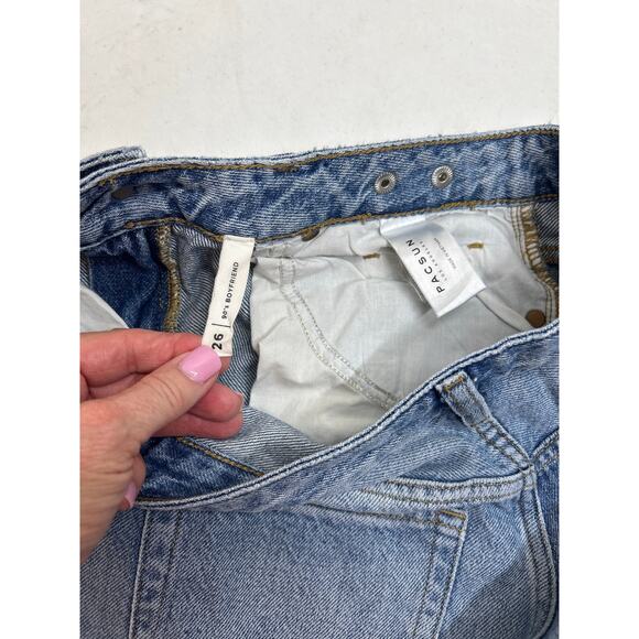 Pacsun Eco Light Blue 90s Boyfriend Jeans in Size 26. - Picture 8 of 9